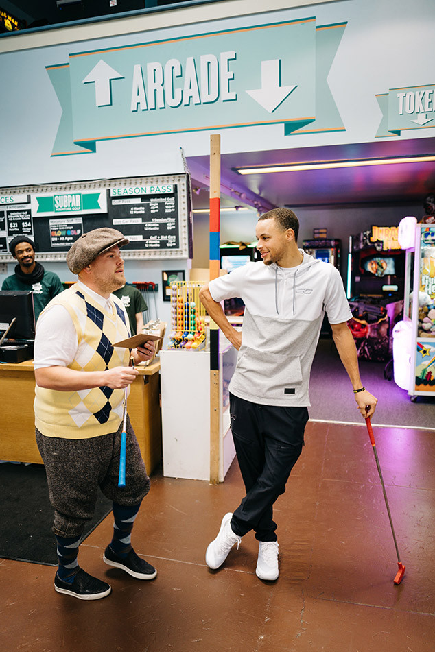 Stephen Curry Learns Life Lessons From James Corden On